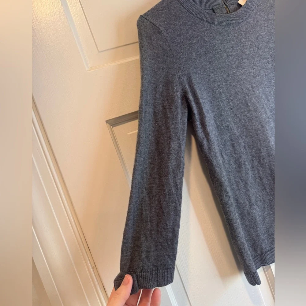 Kate Spade Grey Wool and Cashmere Knit Sweater